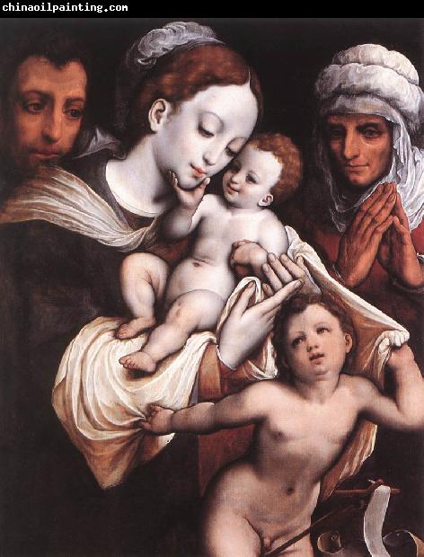 CLEVE, Cornelis van Holy Family dfgh