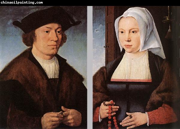 CLEVE, Joos van Portrait of a Man and Woman dfg