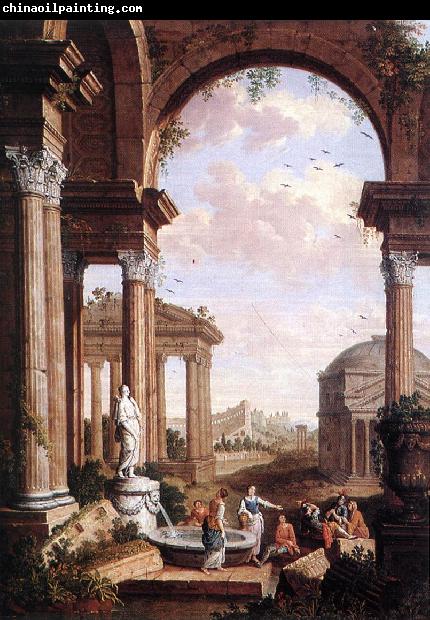 COCK, Paul de Landscape with Roman Ruins