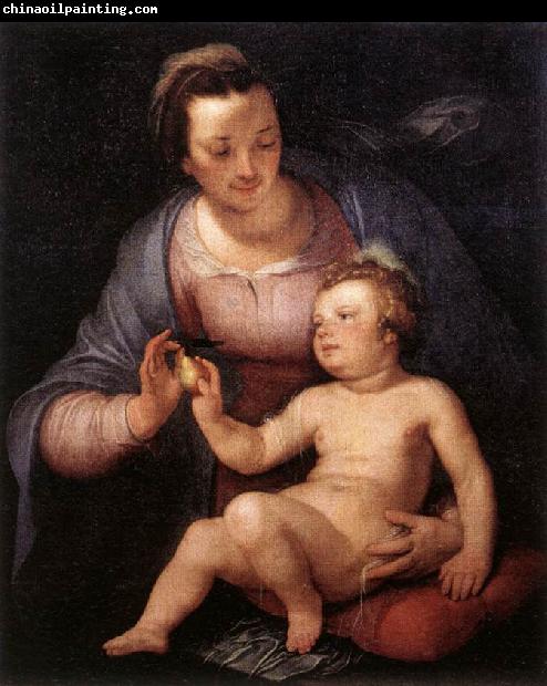 CORNELIS VAN HAARLEM Madonna and Child  vinxg