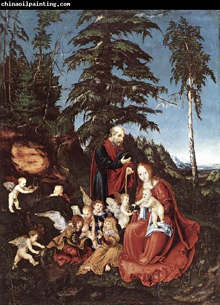 CRANACH, Lucas the Elder The Rest on the Flight into Egypt  dfg