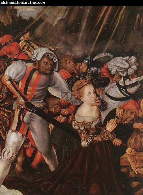 CRANACH, Lucas the Elder The Martyrdom of St Catherine (detail) sdf