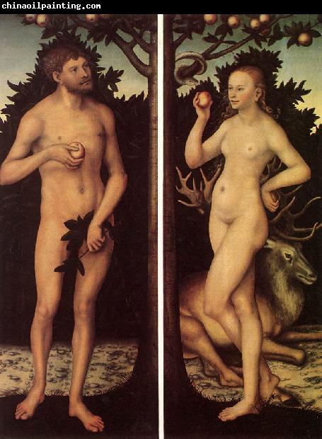 CRANACH, Lucas the Elder Adam and Eve 03