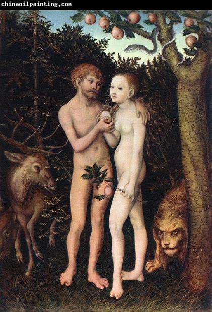 CRANACH, Lucas the Elder Adam and Eve 04