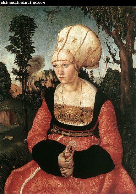 CRANACH, Lucas the Elder Portrait of Anna Cuspinian dfg