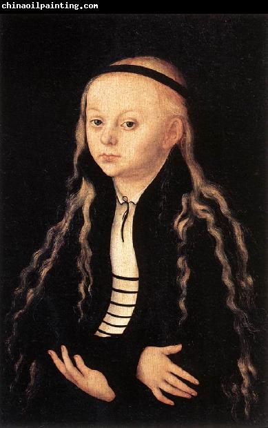 CRANACH, Lucas the Elder Portrait of a Young Girl khk