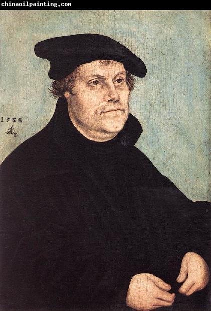 CRANACH, Lucas the Elder Portrait of Martin Luther dfg