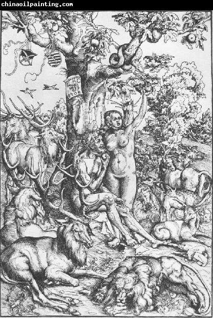 CRANACH, Lucas the Elder Adam and Eve 07