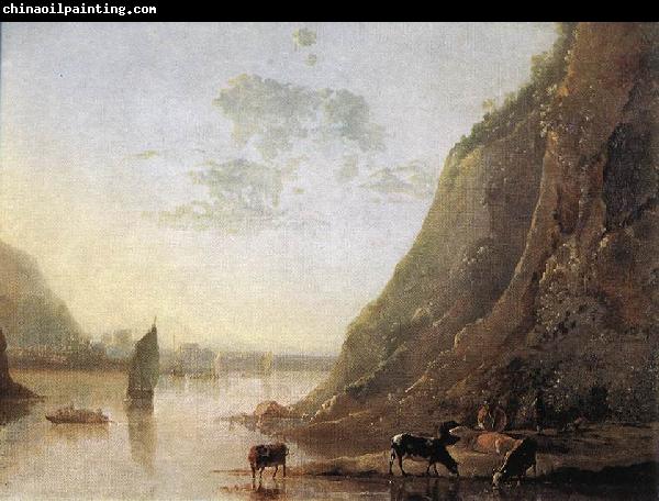 CUYP, Aelbert River-bank with Cows sd