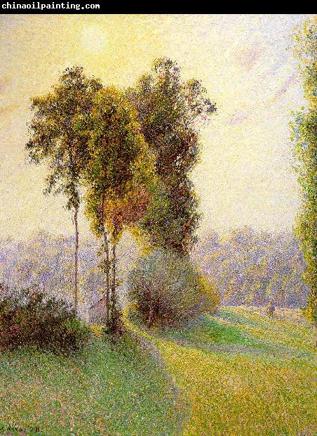 Camille Pissaro Sunset at St. Charles, Eragny