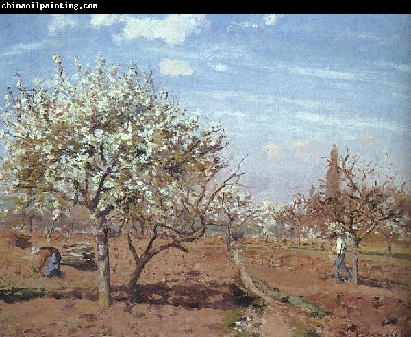 Camille Pissaro Orchard in Bloom at Louveciennes