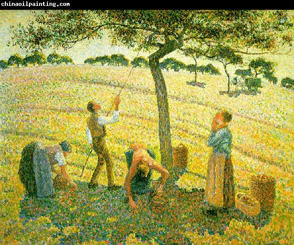 Camille Pissaro Apple Picking at Eragny sur Epte