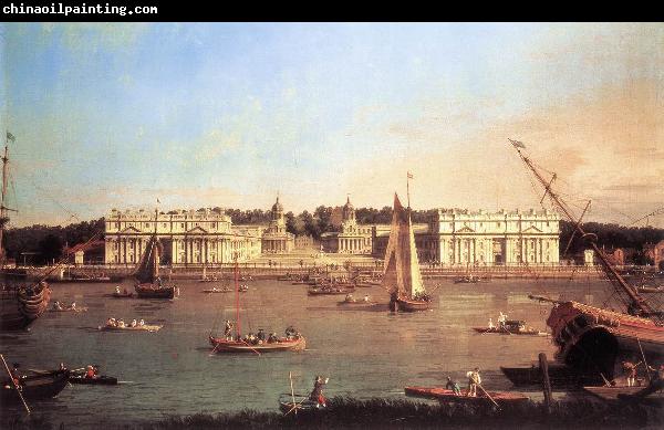 Canaletto London: Greenwich Hospital from the North Bank of the Thames d