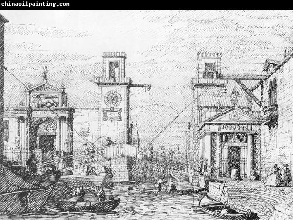 Canaletto The Arsenal: the Water Entrance g