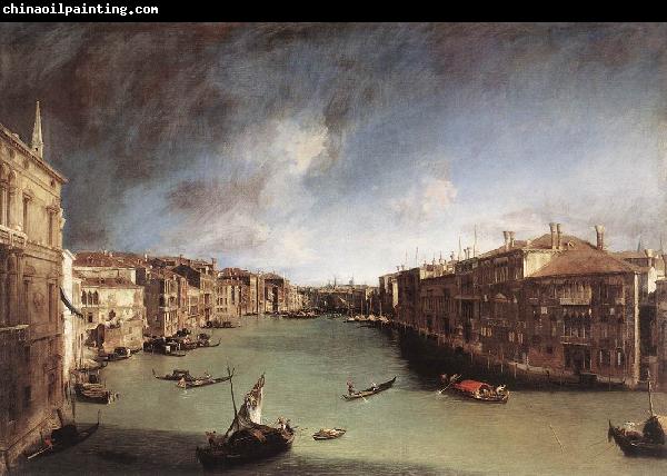 Canaletto Grand Canal, Looking Northeast from Palazo Balbi toward the Rialto Bridge