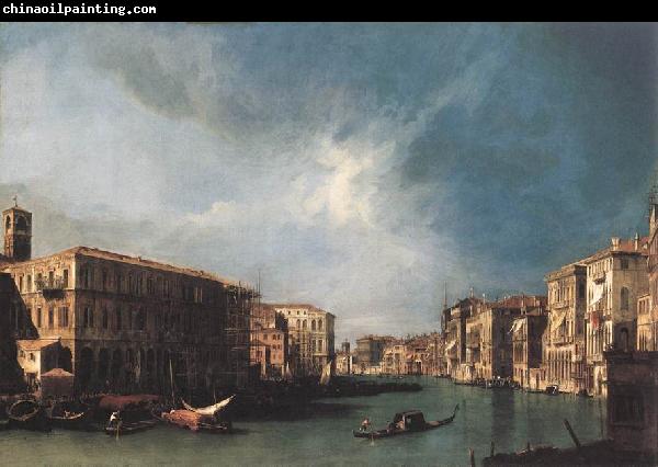 Canaletto The Grand Canal from Rialto toward the North