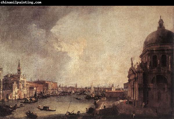 Canaletto Entrance to the Grand Canal: Looking East