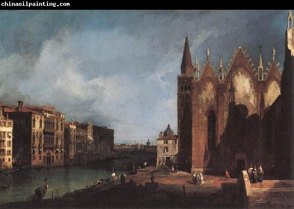 Canaletto The Grand Canal near Santa Maria della Carita fgh