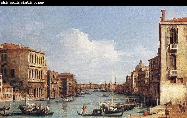 Canaletto The Grand Canal from Campo S. Vio towards the Bacino fdg