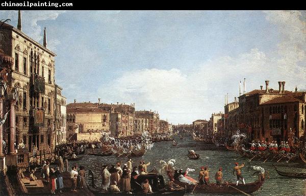 Canaletto A Regatta on the Grand Canal d