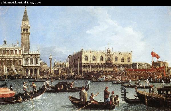 Canaletto Return of the Bucentoro to the Molo on Ascension Day d