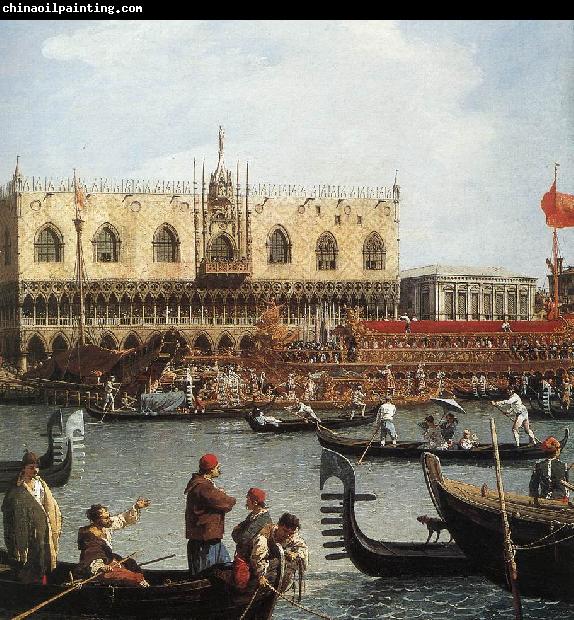 Canaletto Return of the Bucentoro to the Molo on Ascension Day (detail) d