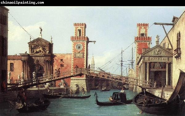 Canaletto View of the Entrance to the Arsenal df