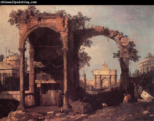 Canaletto Capriccio: Ruins and Classic Buildings ds