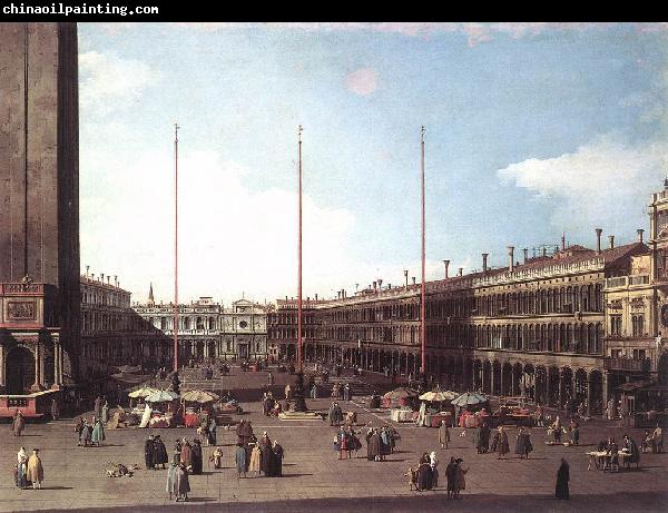 Canaletto Piazza San Marco, Looking toward San Geminiano df