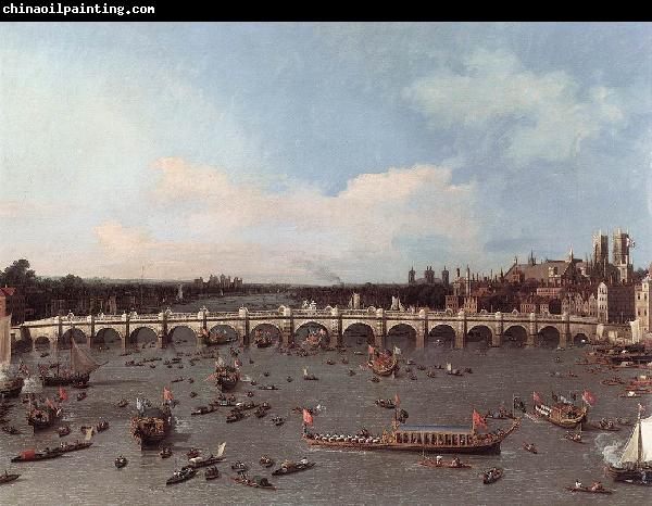 Canaletto London: Westminster Bridge from the North on Lord Mayor s Day