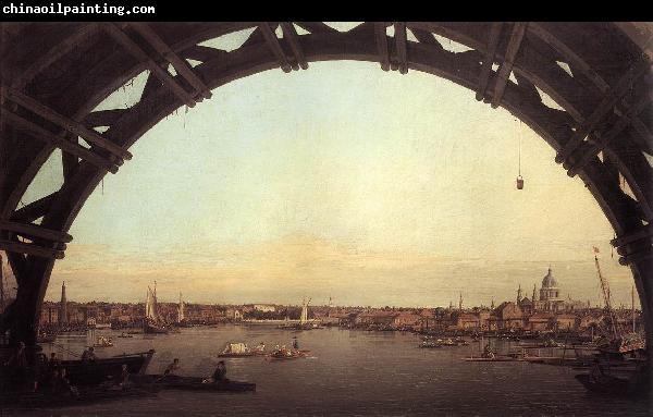 Canaletto London: Seen Through an Arch of Westminster Bridge df