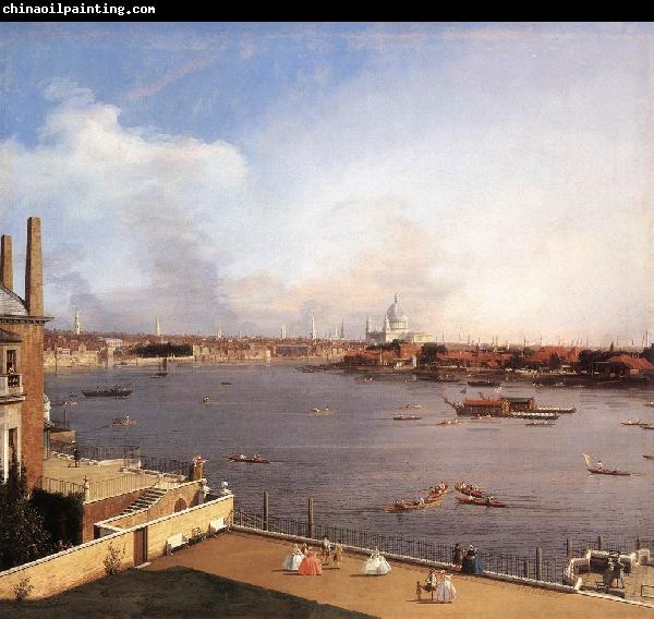 Canaletto London: The Thames and the City of London from Richmond House g