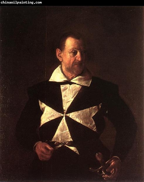 Caravaggio Portrait of Alof de Wignacourt fg