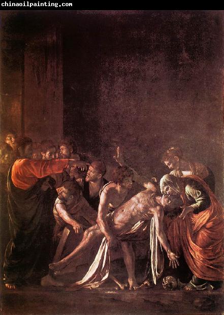 Caravaggio The Raising of Lazarus fg