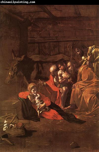 Caravaggio Adoration of the Shepherds fg