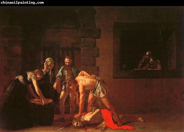 Caravaggio The Beheading of the Baptist