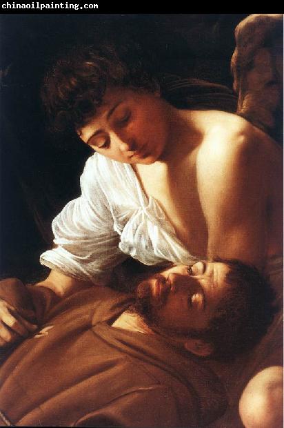 Caravaggio St. Francis in Ecstasy (detail) f