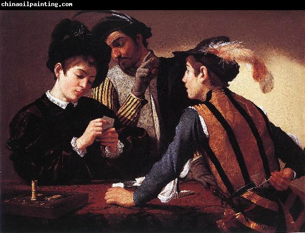 Caravaggio The Cardsharps f