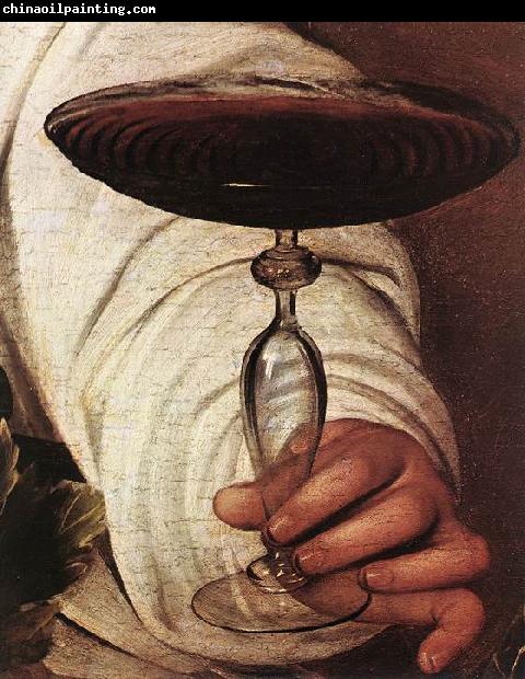 Caravaggio Bacchus (detail) gg
