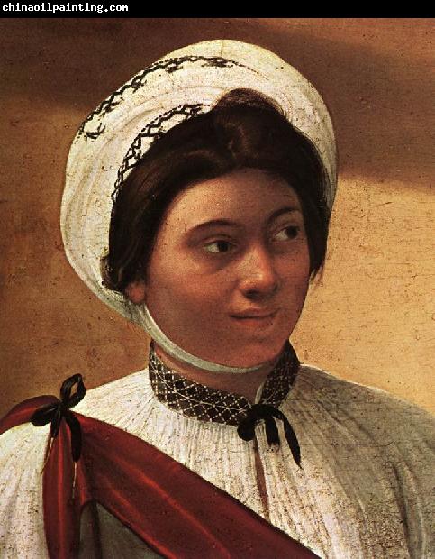 Caravaggio The Fortune Teller (detail) hjt