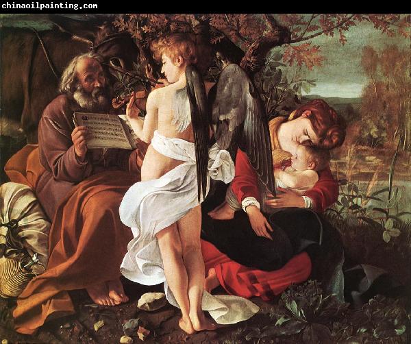 Caravaggio Rest on Flight to Egypt ff