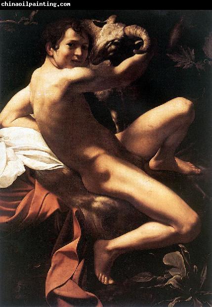 Caravaggio St. John the Baptist (Youth with Ram)  fdy