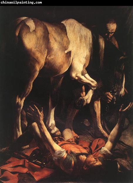 Caravaggio The Conversion on the Way to Damascus fgg