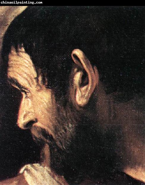 Caravaggio Supper at Emmaus (detail) d