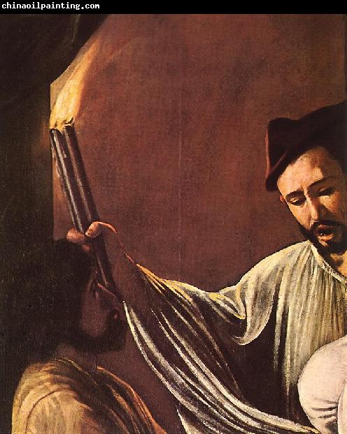 Caravaggio The Seven Acts of Mercy (detail) dfg