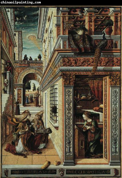 Carlo Crivelli Annunciation with Saint Emidius