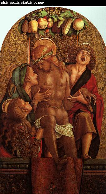 Carlo Crivelli Lamentation over the Dead Christ