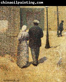 Charles Angrand Couple in the Street