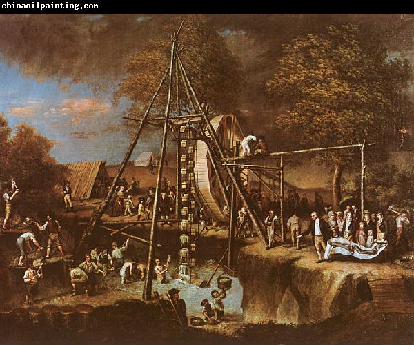 Charles Wilson Peale Disinterment of the Mastodon