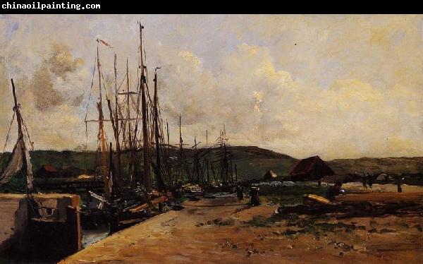 Charles-Francois Daubigny Fishing Port